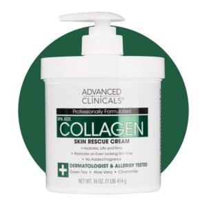 Advanced Clinicals Collagen Cream Body & Face Moisturizer