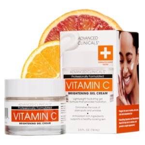 Advanced Clinicals Brightening Vitamin C Face Cream Gel