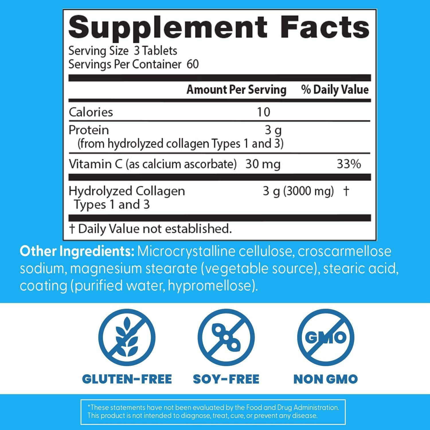 Doctor's Best Collagen Types 1 & 3 with Vitamin C - Image 2