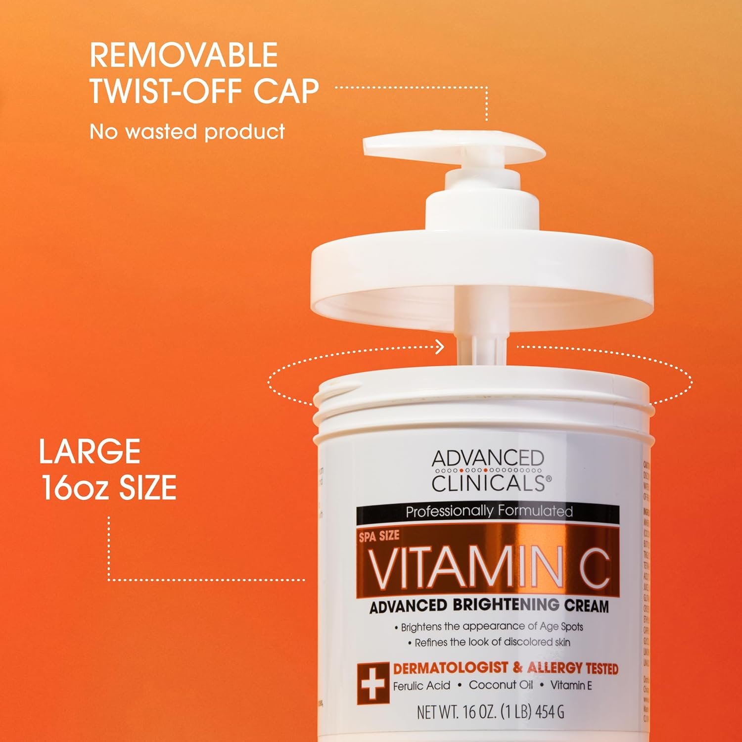 Advanced Clinicals Vitamin C Cream - Image 3