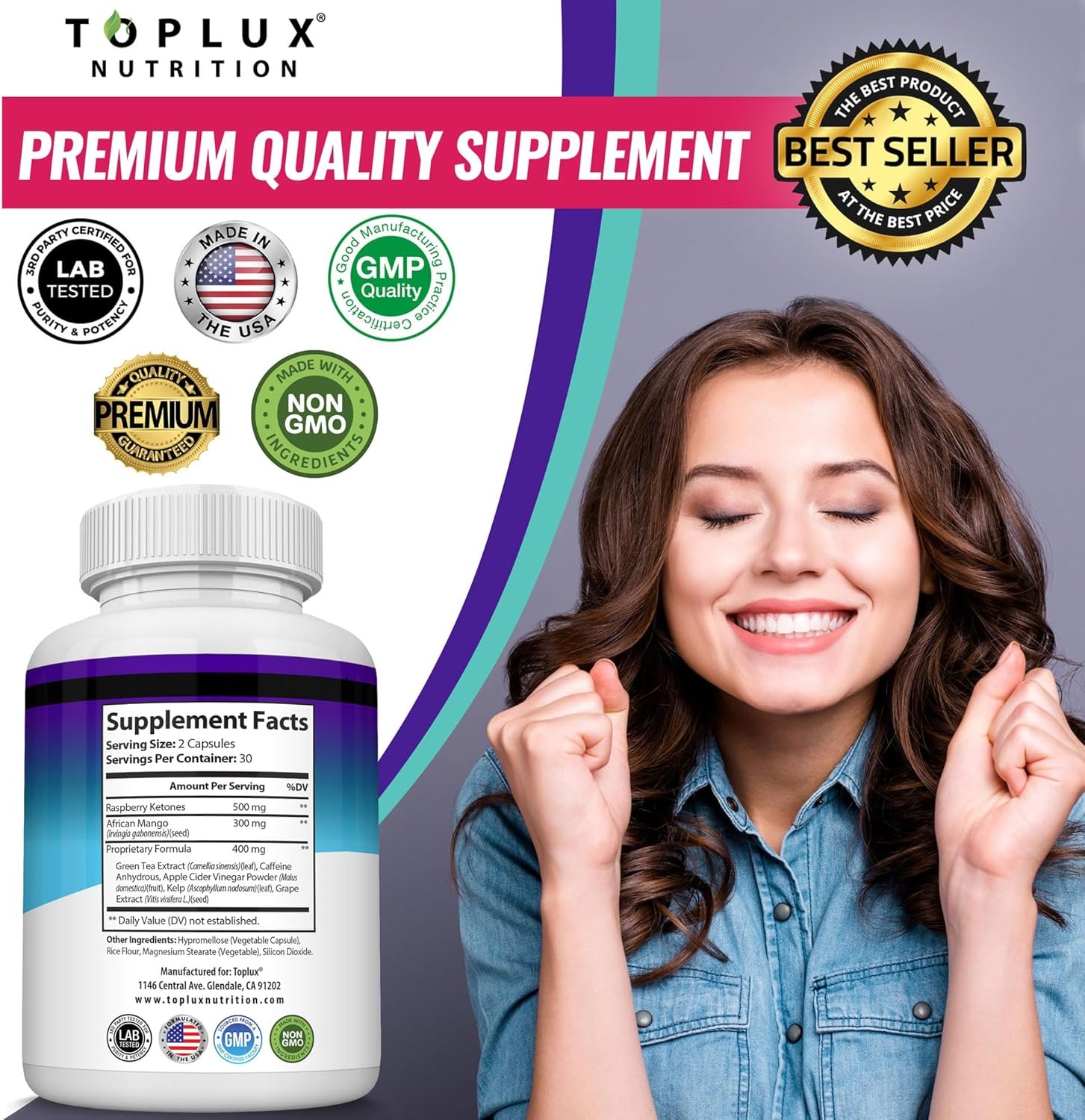 Toplux Keto Burn Pills Ketosis Weight Loss - 1200 Mg - Image 4