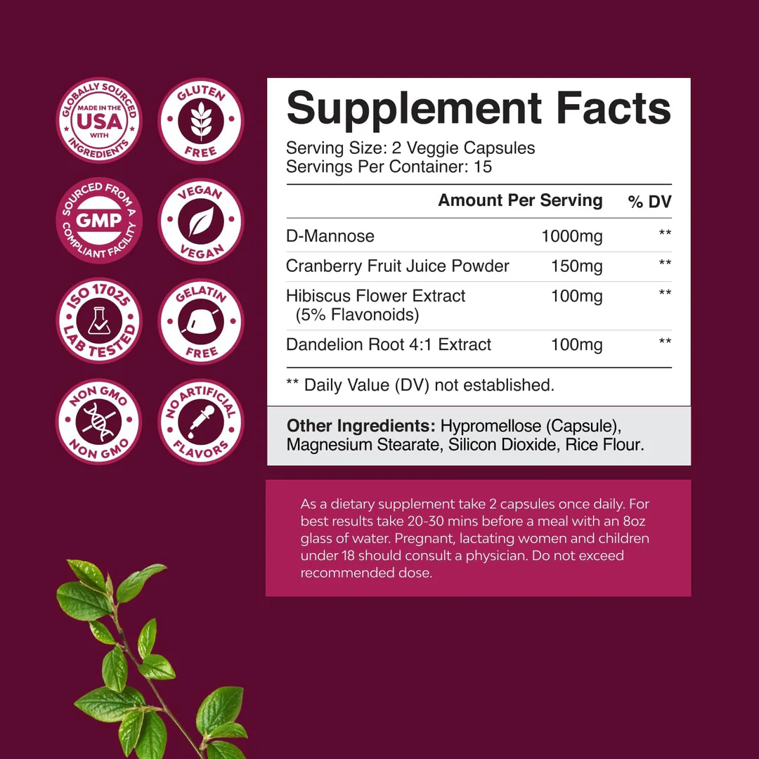 Urinary Tract Support 60 capsules - Image 5